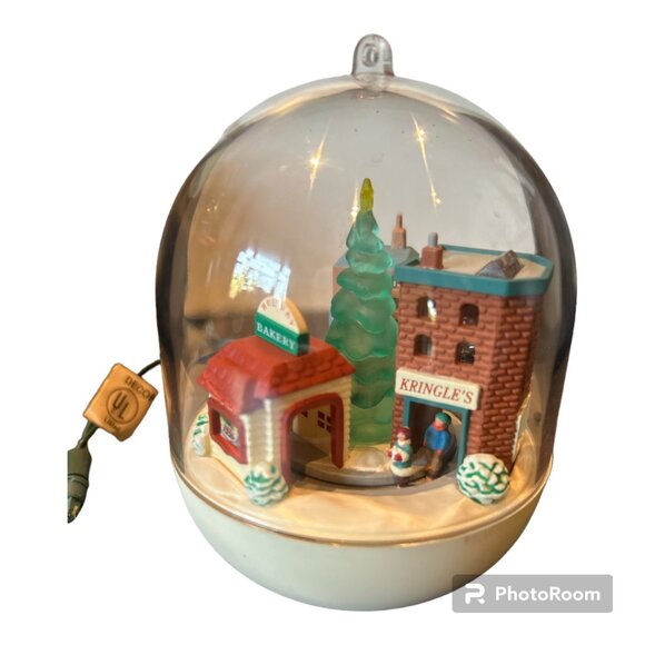 Vintage Hallmark Keepsake Ornament Last Minute Shopping Light and Motion - Picture 4 of 5